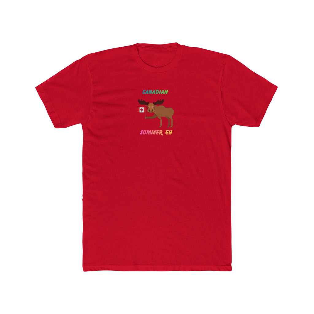 Canadian Summer Unisex Cotton Crew Tee