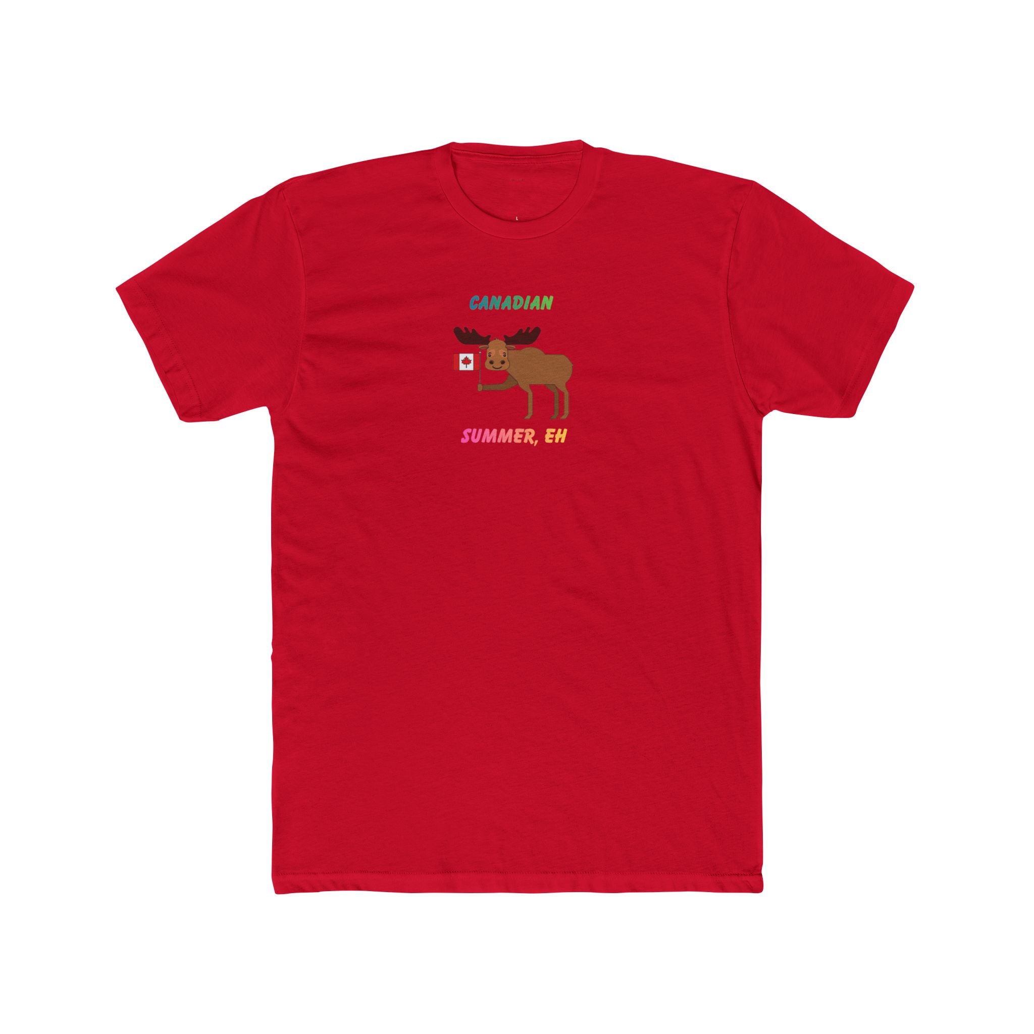 Canadian Summer Unisex Cotton Crew Tee