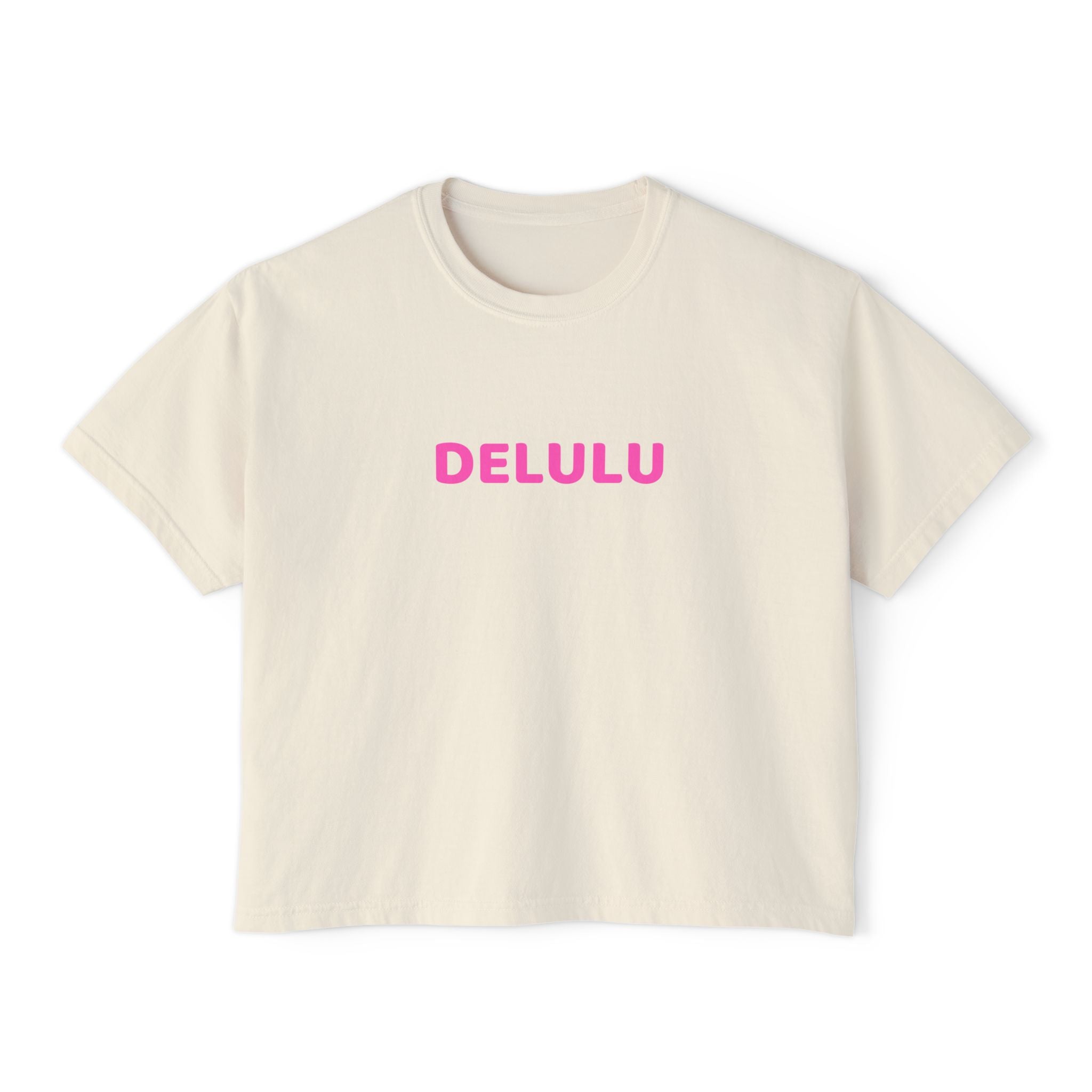 DELULU Women’s boxy tee