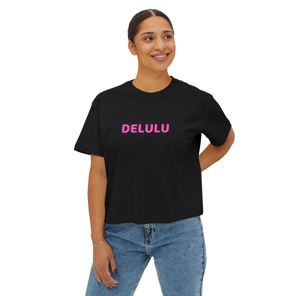 DELULU Women's Boxy Tee
