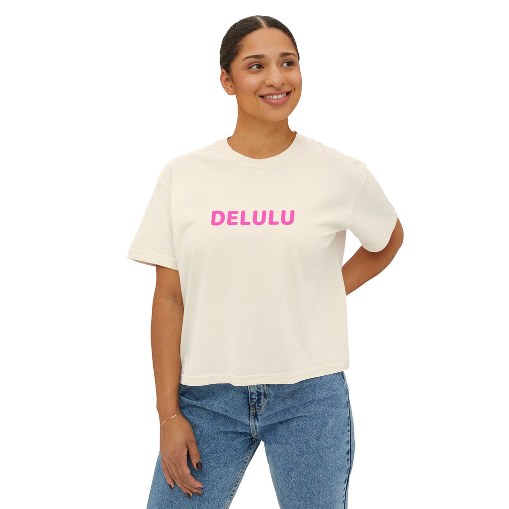 DELULU Women’s boxy tee